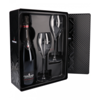 Ferrari – Tin Gift Box met Maximum Brut en 2 flutes